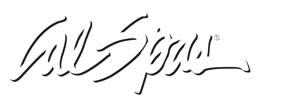 Calspas White logo hot tubs spas for sale Louisville